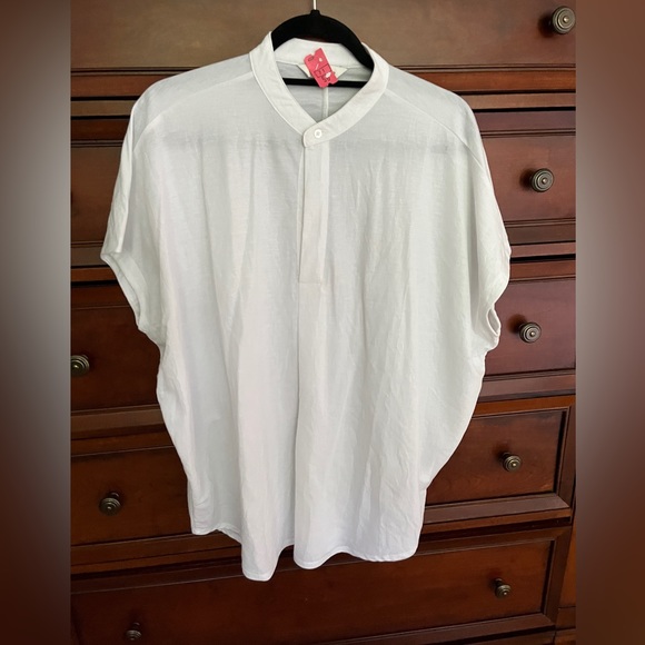 Club Monaco Jandina White Shirt Oversize Nordstrom L - Picture 6 of 13